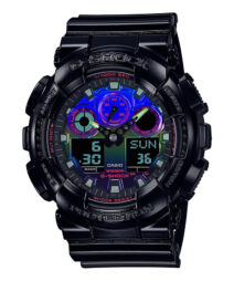 Casio G-Shock GA-100RGB-1ADR Kol Saati
